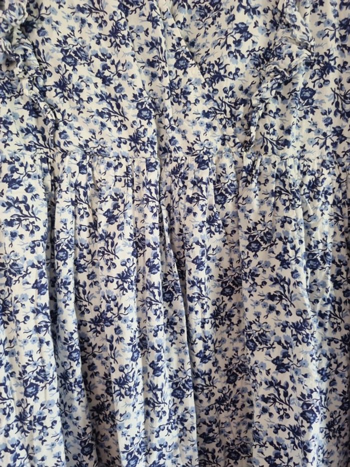 Robe manches 3/4 liberty h&m M - photo numéro 2