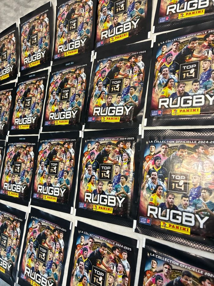50 sachets Panini stickers Rugby Top 14 2024/2025 - photo numéro 2