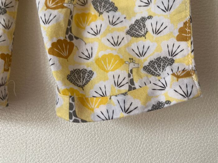 pantalon léger imprimé girafes bébé 9 mois - photo numéro 4
