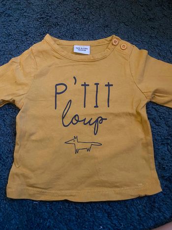 T-shirt manche longue 3 mois