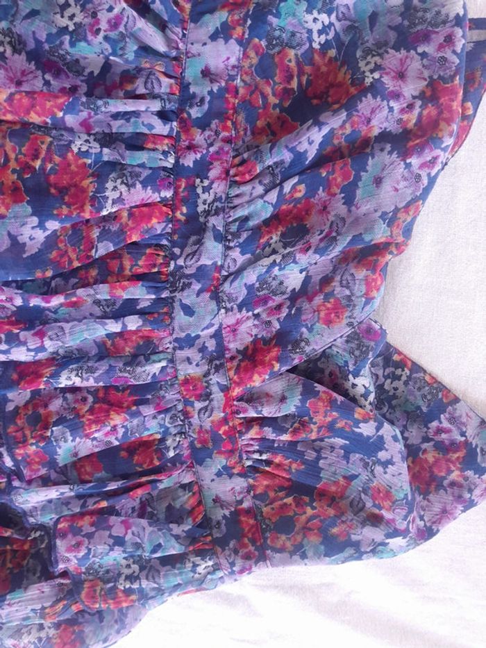 Robe mini bretelles été à smocks dans le dos et volants 3 suisses collection - photo numéro 10