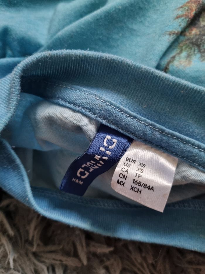 T-shirt imprimé chien Noël taille XS - photo numéro 4