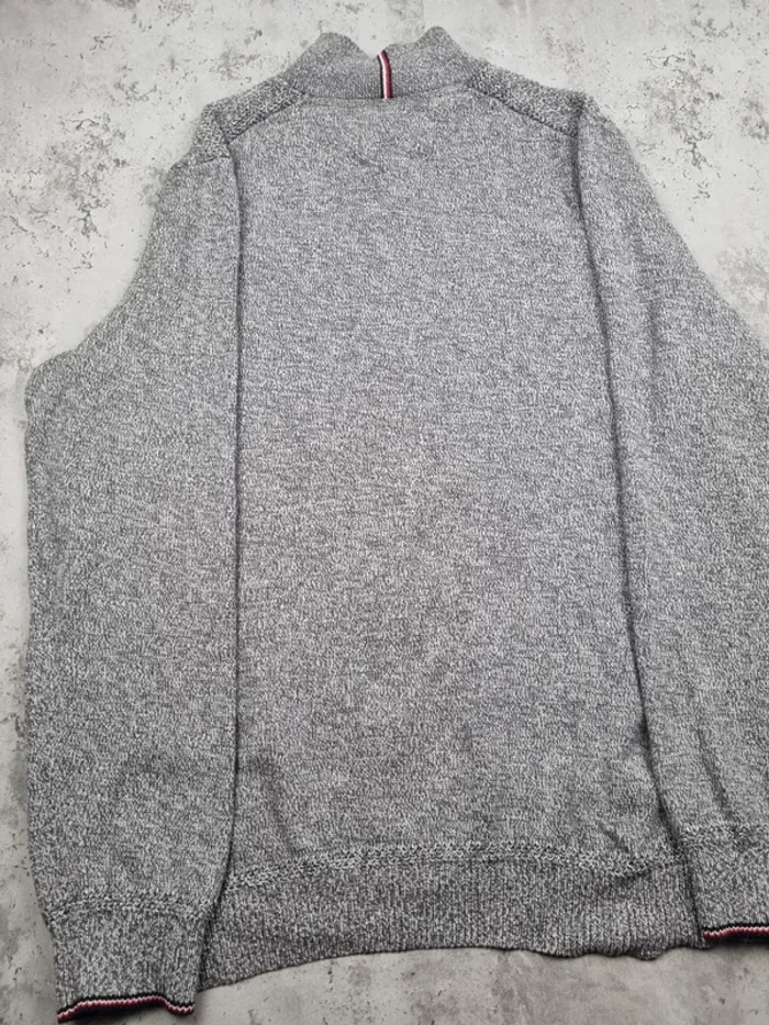 Gilet zippé Tommy Hilfiger gris – Taille XXL Hommes (mesures en photos) - photo numéro 4