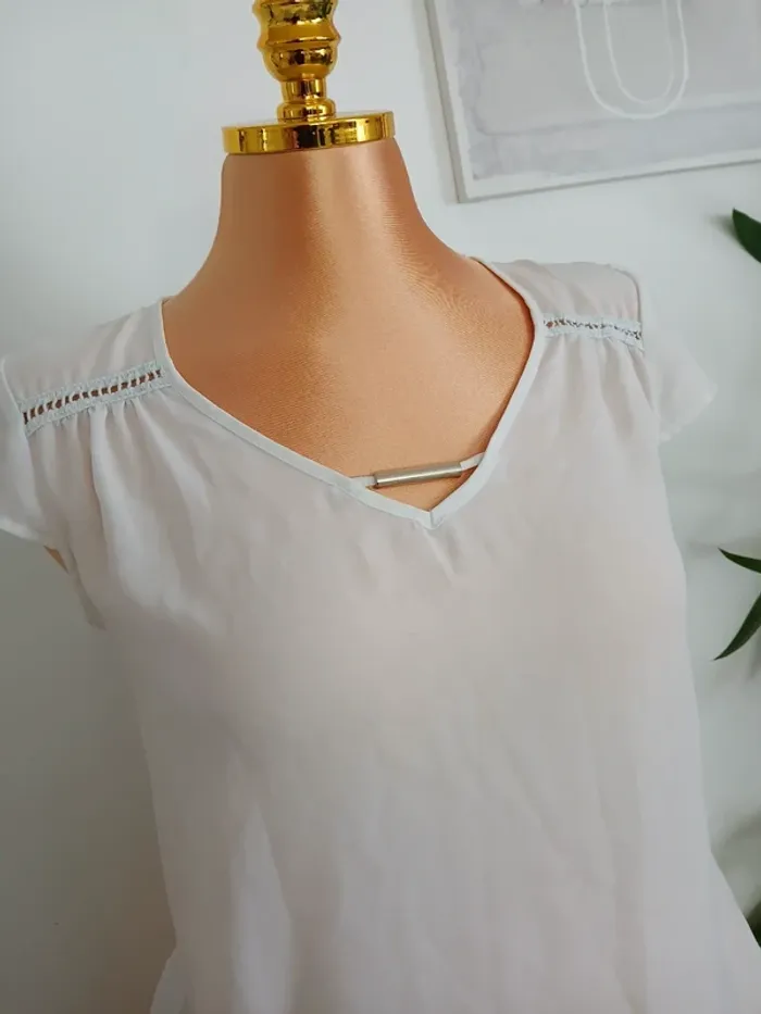 Blouse d'été grain de malice Taille L🌿💝 - photo numéro 4
