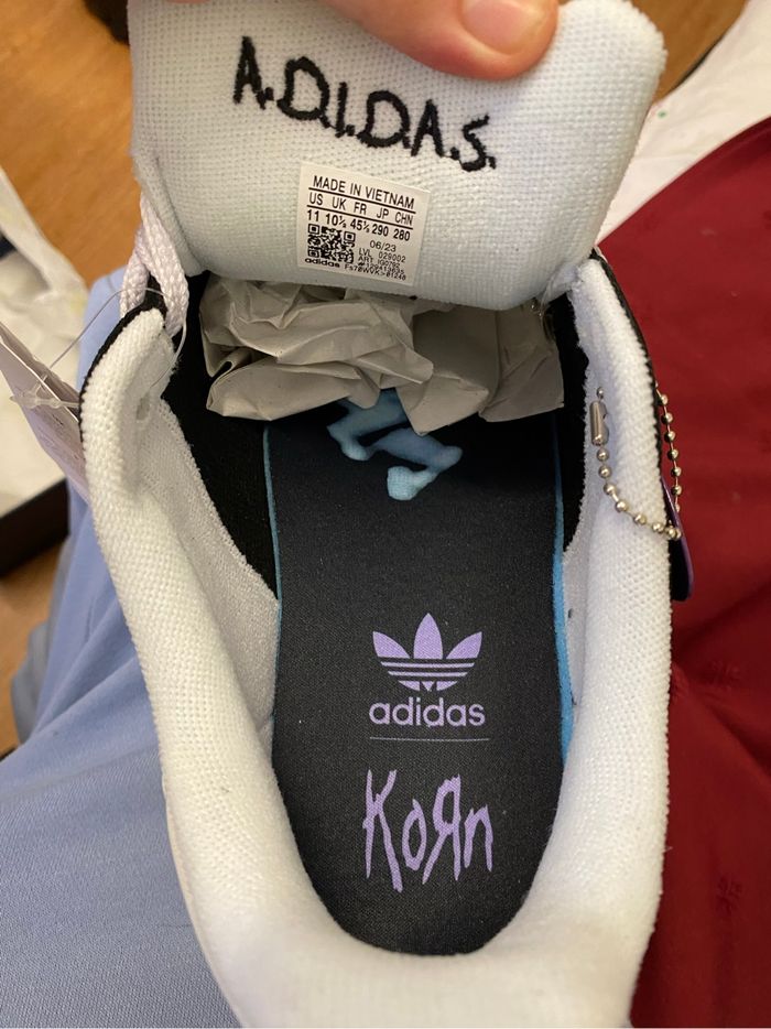 Adidas Campus x KORN noire blanche - photo numéro 6