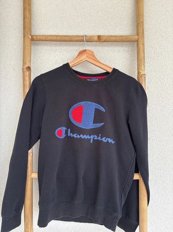 Pull noir champion taille S
