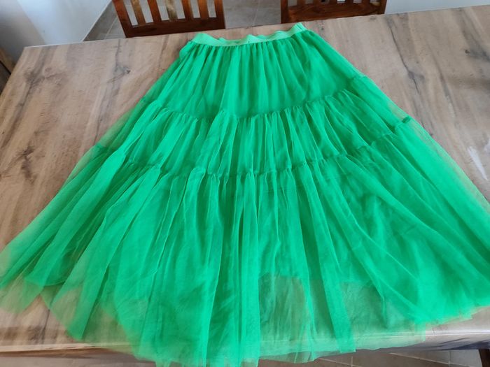 Jupe longue verte JS Millenium taille L : Élégance bohème assurée - photo numéro 3