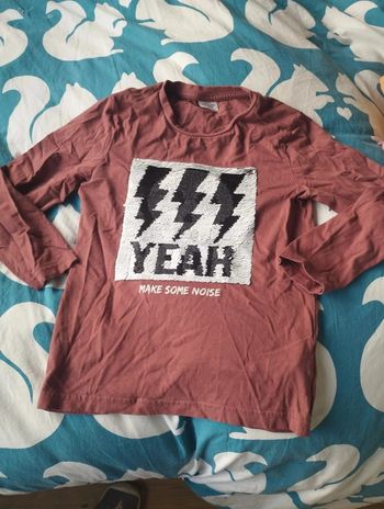 Tee-shirt à sequins 8 ans TAO