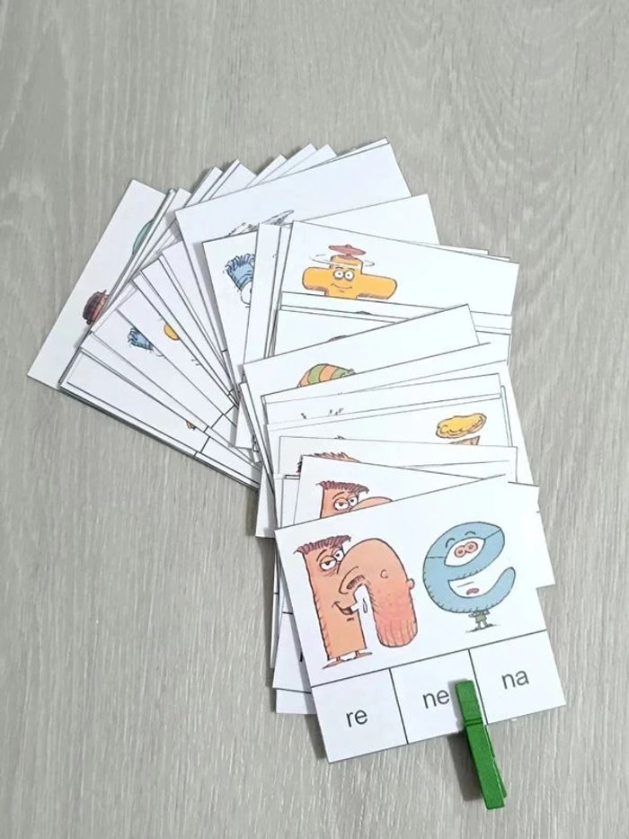 Tome 2 - 45 cartes à pinces correspondance des alphas - photo numéro 2