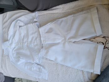 Costard blanc 2 ans garçon