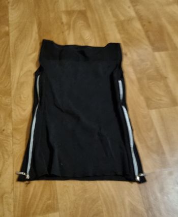 débardeur noir la compagnie des petits col droit taille 10ans