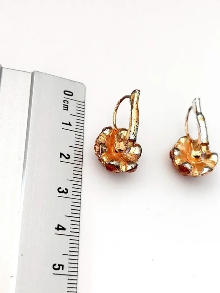 boucles d'oreilles pendantes dormeuses vintage - photo numéro 4
