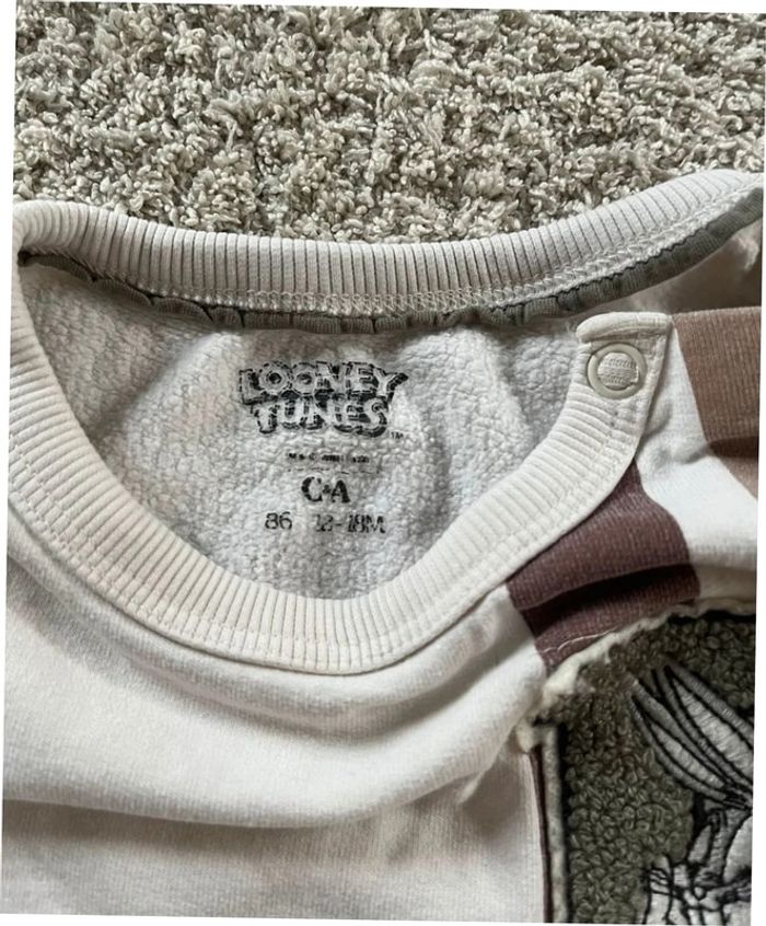 sweat pull Looney Tunes Bugs Bunny 12-18 mois - photo numéro 3