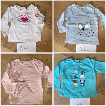 Lot hauts demi-saison / hiver – 9 mois