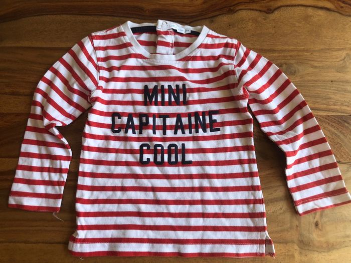 T shirt teeshirt manche longue enfant bébé garçon Baby by Gémo 18 mois - photo numéro 6