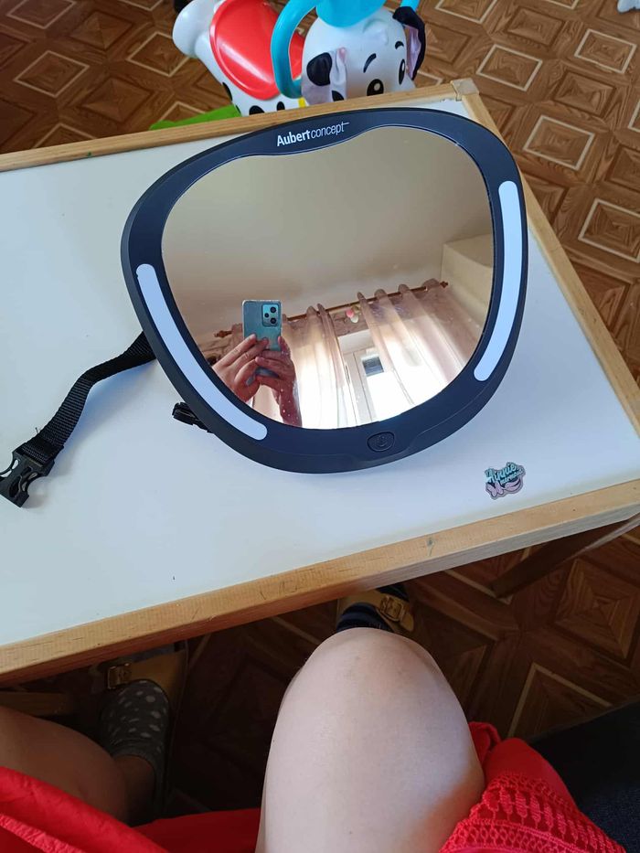 Miroir de surveillance enfant bébé XXL LED Aubert Concept