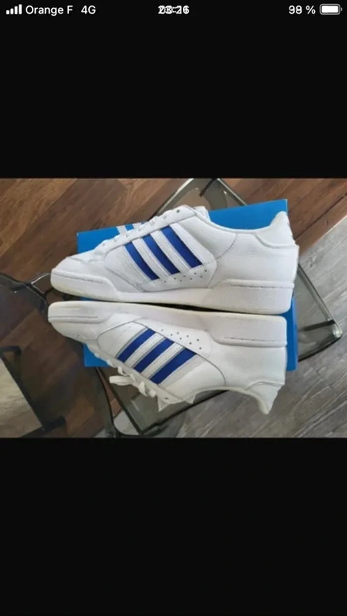 Basket Adidas continental 80 Stripes neuve taille 47 1/3 - photo numéro 5