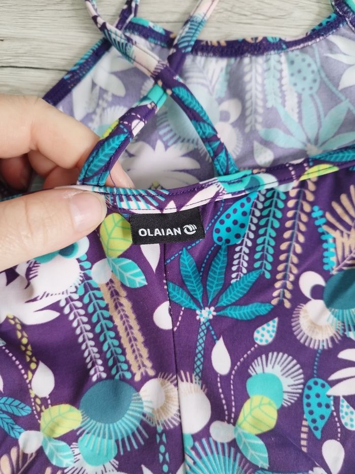 Maillot de bain fleurie fille 5 ans - photo numéro 3