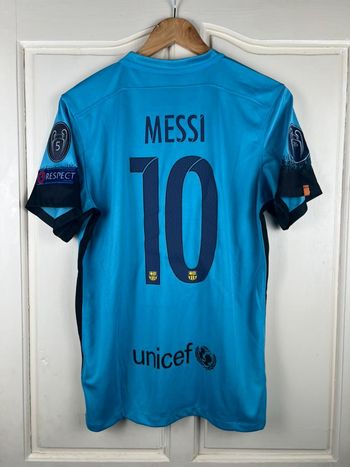 Maillot Barca 2016 Messi 10 Chamipons League