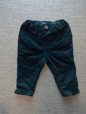Pantalon noir kiabi garçon taille 9 mois