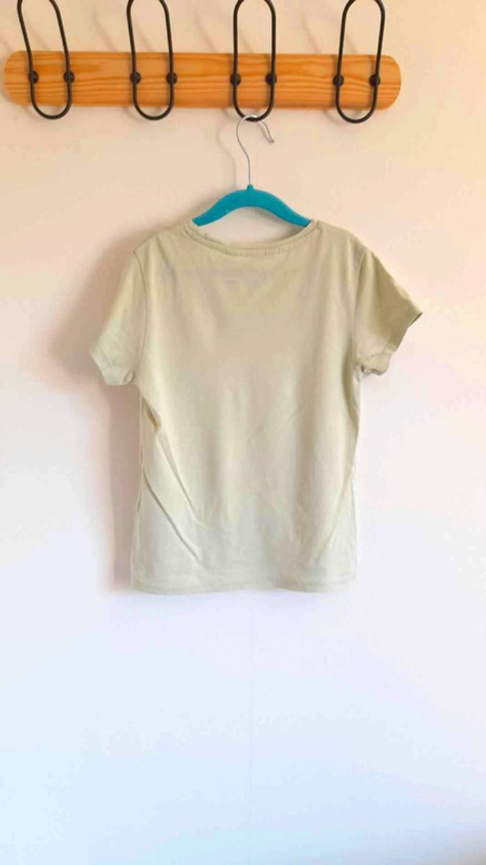 Tee-shirt vert clair manches courtes H&M 6/8 ans - photo numéro 2