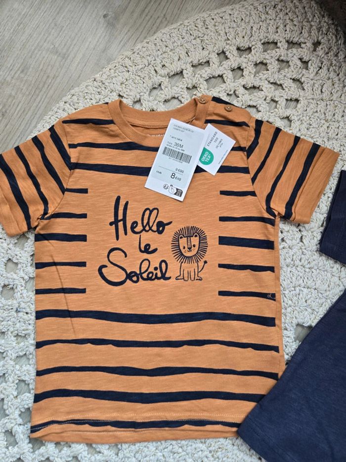 2 tee-shirts neufs Vertbaudet 3 ans - photo numéro 2