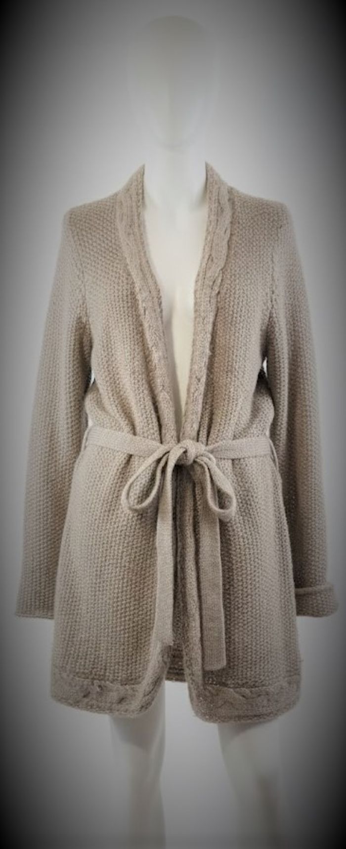 Gilet Long & Doux K.Woman - Maille Beige