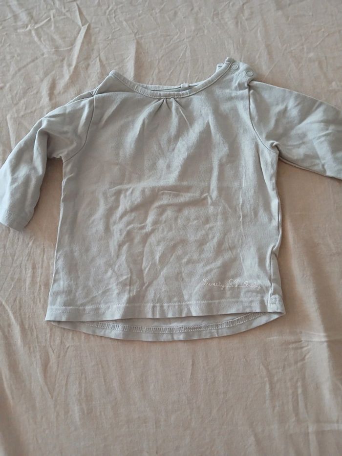 Tee-shirt manches longues 3 mois - photo numéro 2