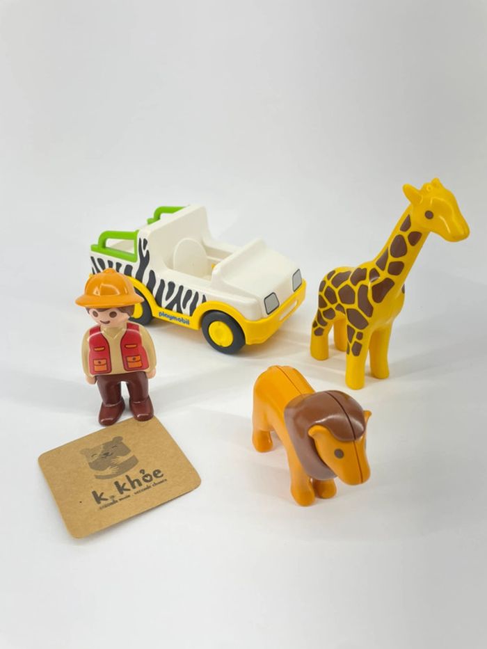 Playmobil 1.2.3 Lot de véhicules de la savane - photo numéro 5