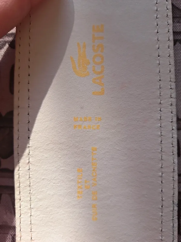 Ceinture Lacoste - photo numéro 5