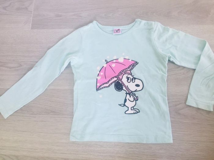 Pull fin bébé fille 36 mois / 3 ans Snoopy - photo numéro 2