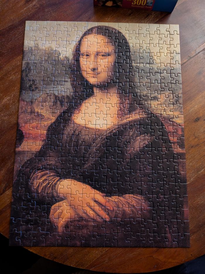 Joli puzzle La Joconde Léonard de Vinci Ravensburger 300 pièces - photo numéro 2