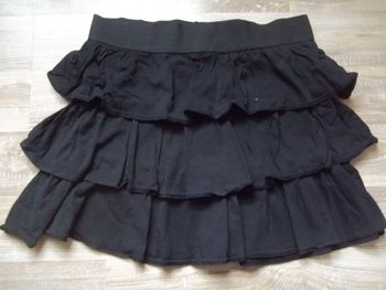 Jupe volantée noire Baltimore League 162 cm (LR1)