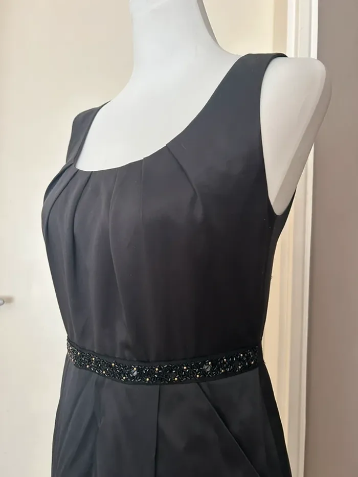 Manoukian, robe noir, satinée femme, taille M/38 - photo numéro 4