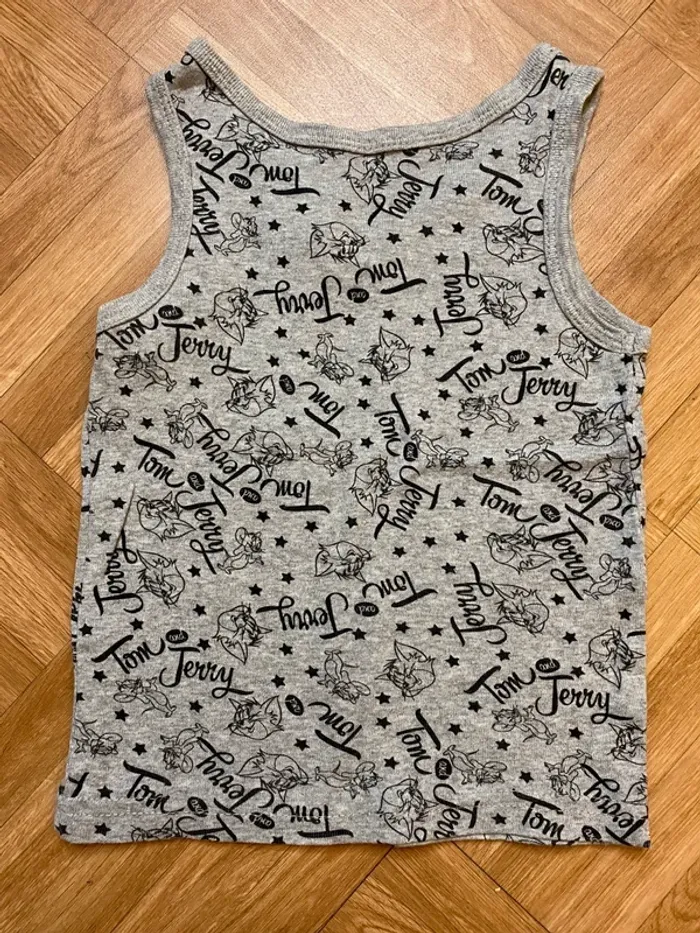 Débardeur gris taille 18/24 mois Tom & Jerry - photo numéro 2