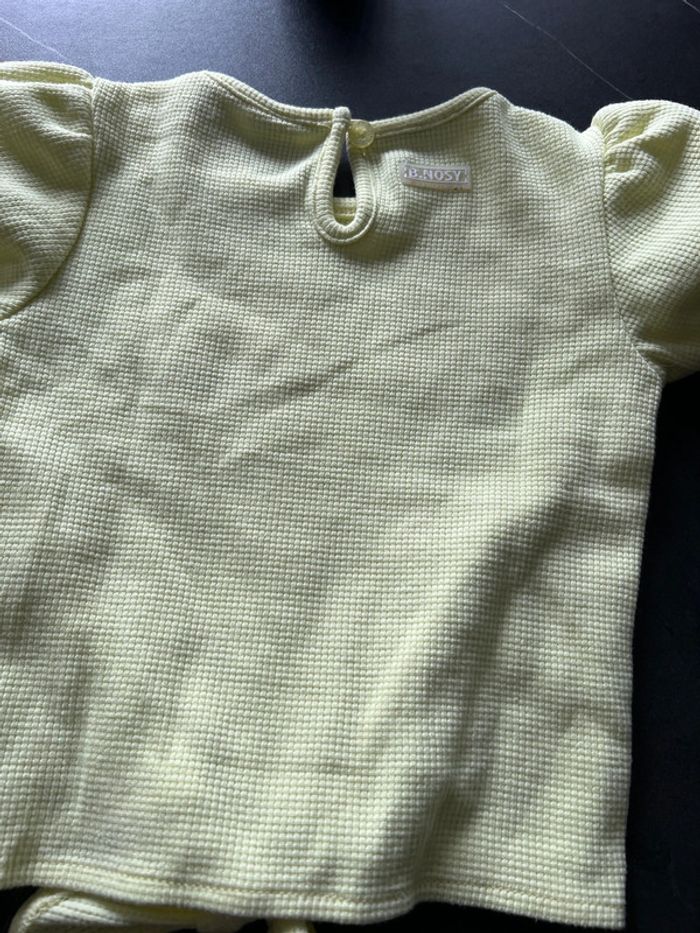 T-shirt jaune pâle B.Nosy - photo numéro 6
