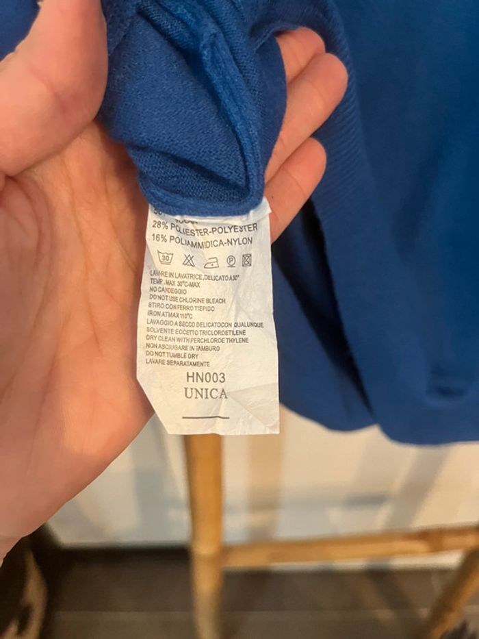 Pull fin à message taille unique - photo numéro 5