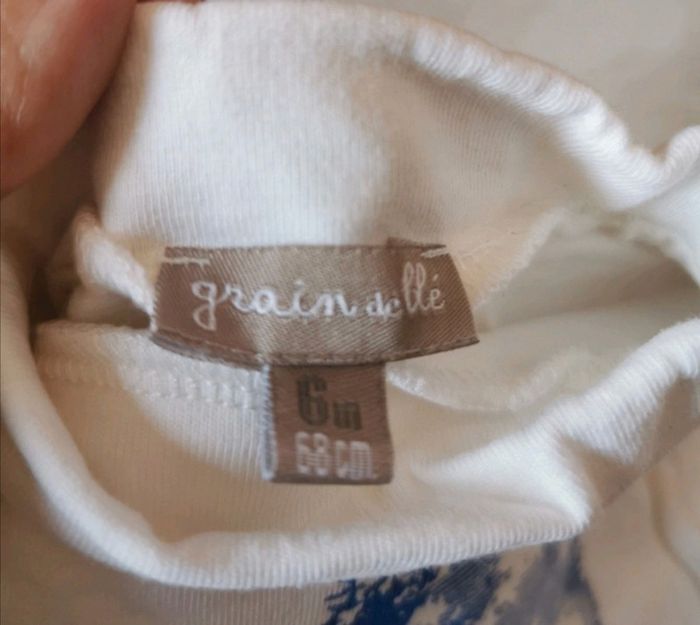 T-shirt à manches longues bébé garçon 6 mois neuf - photo numéro 3