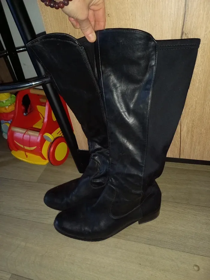 Botte noir femme T.39 - photo numéro 8