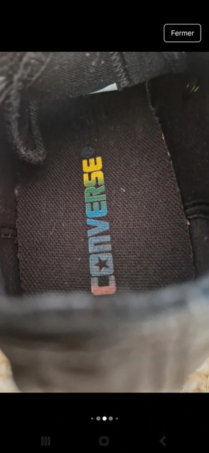 Converse noires 💣 - photo numéro 10