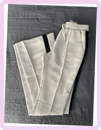 Pantalon Fluide Large Beige Barbara Bui Femme – Taille 34, Chic et Confortable