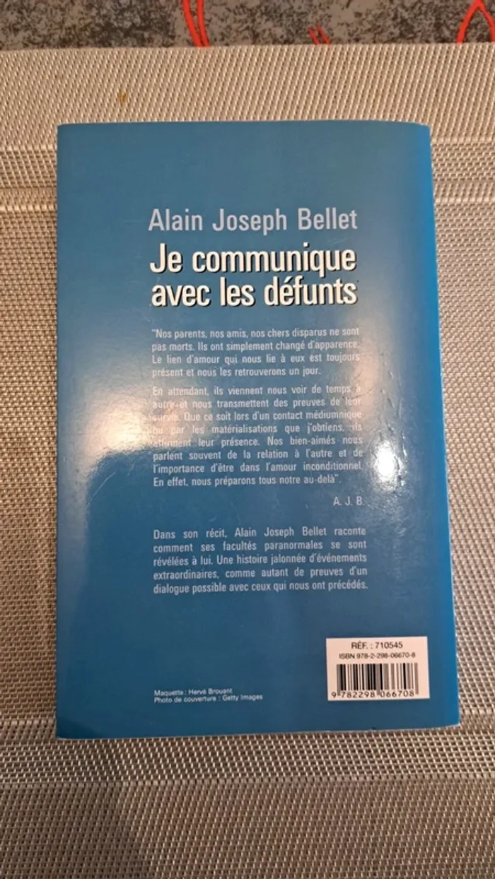 Livre Je communique avec les défunts | Alain Joseph Bellet - photo numéro 2