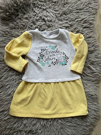Robe manches longue Winnie l'ourson - 6/12 mois