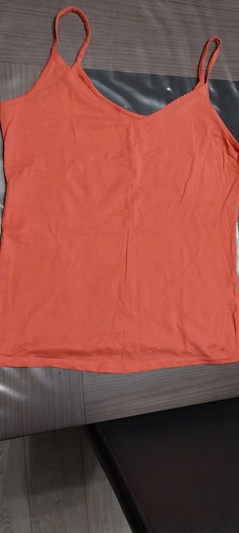 Débardeur Camaïeu taille XL couleur corail