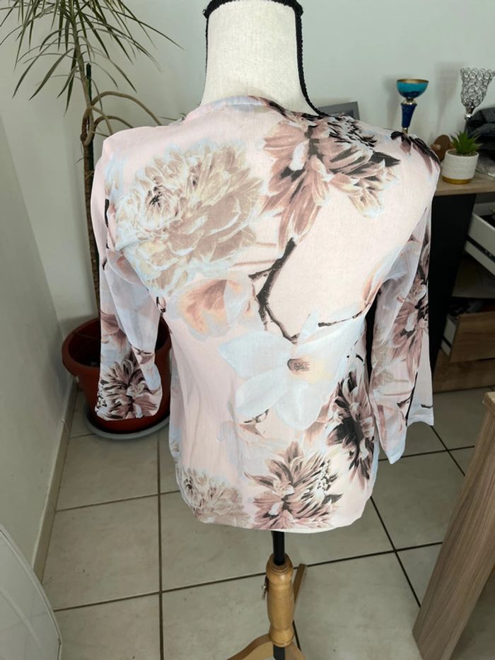 Blouse fleuri transparente Garcia jean - photo numéro 2