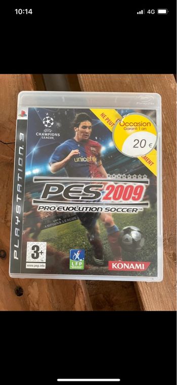 PS3 PES2009 pro évolution soccer