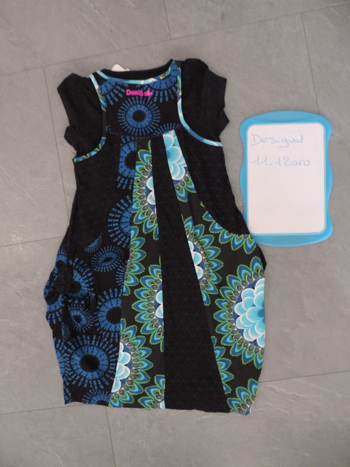 robe désigual 2 en 1 taille 11-12 ans - photo numéro 2