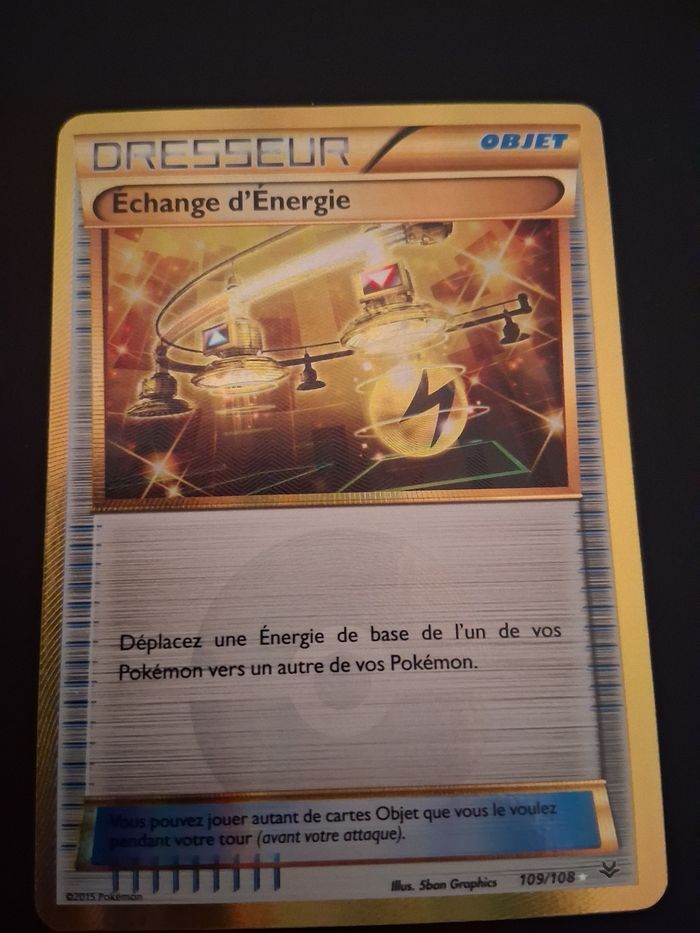 Carte pokemon échange d'énergie  109/108 Ciel Rugissant - photo numéro 2