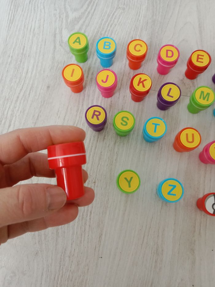 Tampons alphabet - photo numéro 2