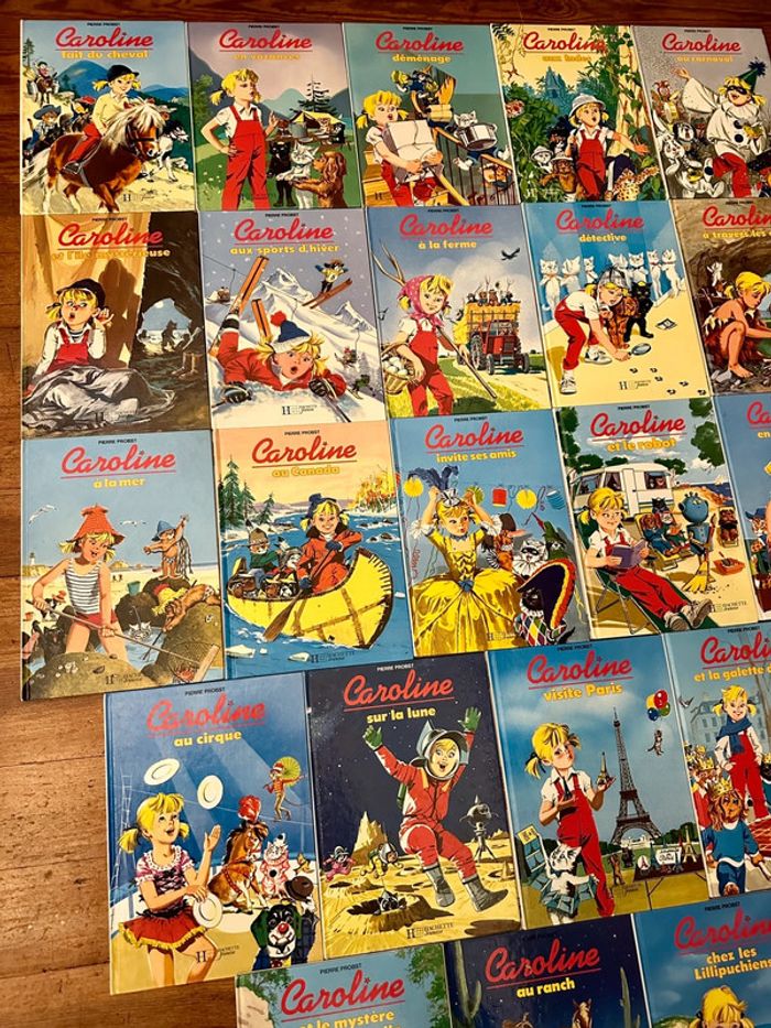 Lot incroyable de 22 albums Caroline bd livres Pierre Probst Hachette - photo numéro 3